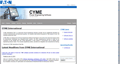 Desktop Screenshot of cyme.com